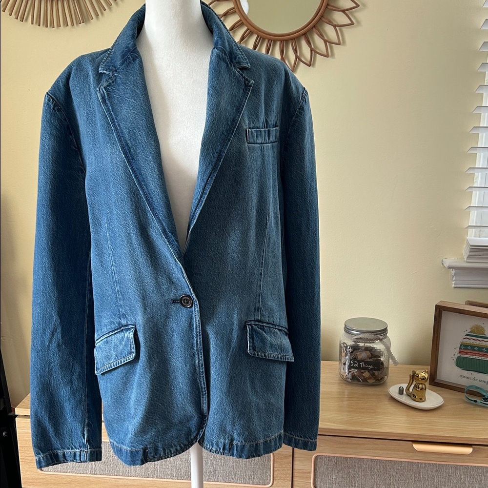 Lauren Ralph Lauren Blue Jean Jacket NEVER BEEN WORN